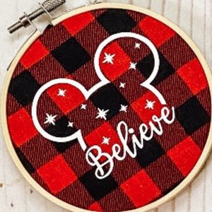 Super cute Mickey Christmas ornament